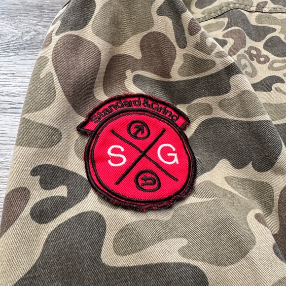 Standard & Grind Camo long sleeve button up shirt - Picture 6 of 6